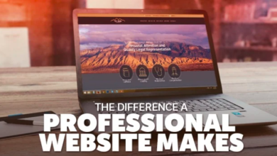 Professional website